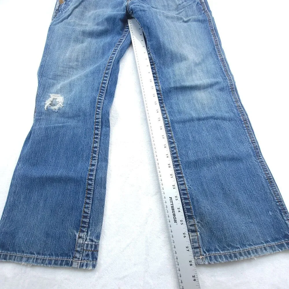 Ariat FR Jeans Mens 33x30 (33x28) Blue M4 Low Rise Boot WorkWear Denim CAT2 HRC2